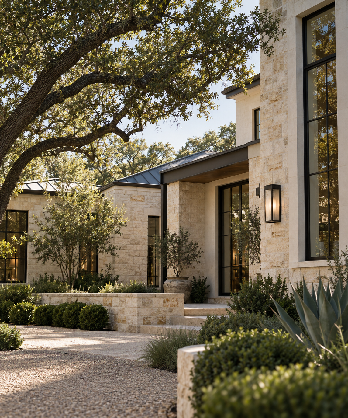 Exterior of a private residence